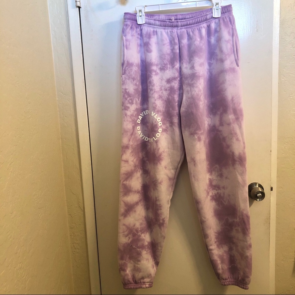 Tie dye David Dobrik sweats